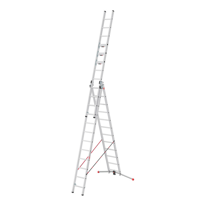 Hailo Échelle multifonction Master S120 3 pièces 3 x 12 marches