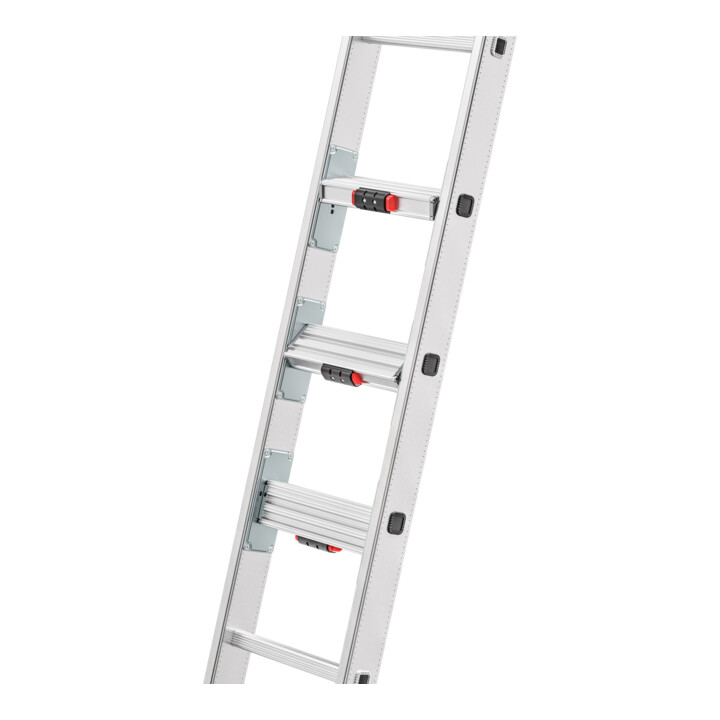 Hailo Échelle multifonction Master S120 3 pièces 3 x 12 marches