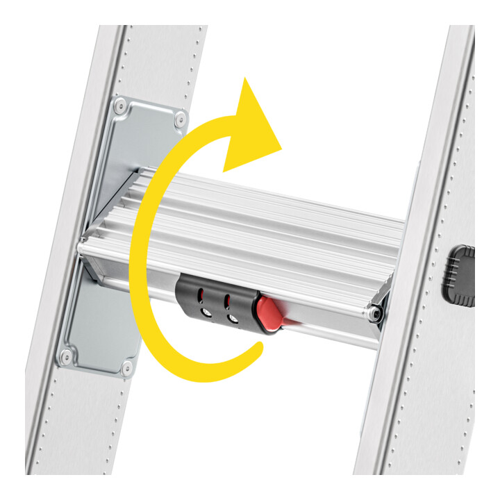 Hailo Échelle multifonction Master S120 3 pièces 3 x 12 marches