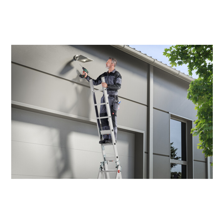 Hailo Échelle multifonction Master S120 3 pièces 3 x 12 marches