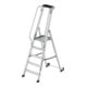 Hailo Échelle plateforme en aluminium Master P80 5 marches