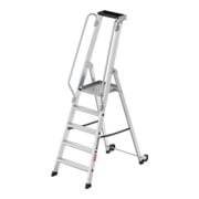 Hailo Échelle plateforme en aluminium Master P80 5 marches