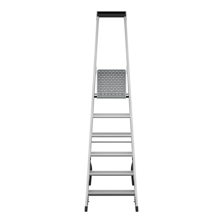 Hailo Échelle plateforme en aluminium Master P80 6 marches