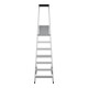 Hailo Échelle plateforme en aluminium Master P80 7 marches