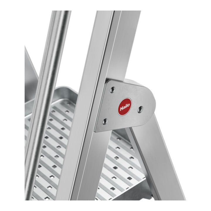 Hailo Échelle plateforme en aluminium Master P80 7 marches