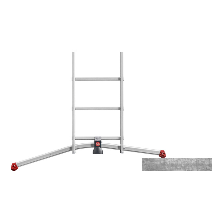Hailo Échelle polyvalente Master S110 2 pièces 2 x 12 barreaux