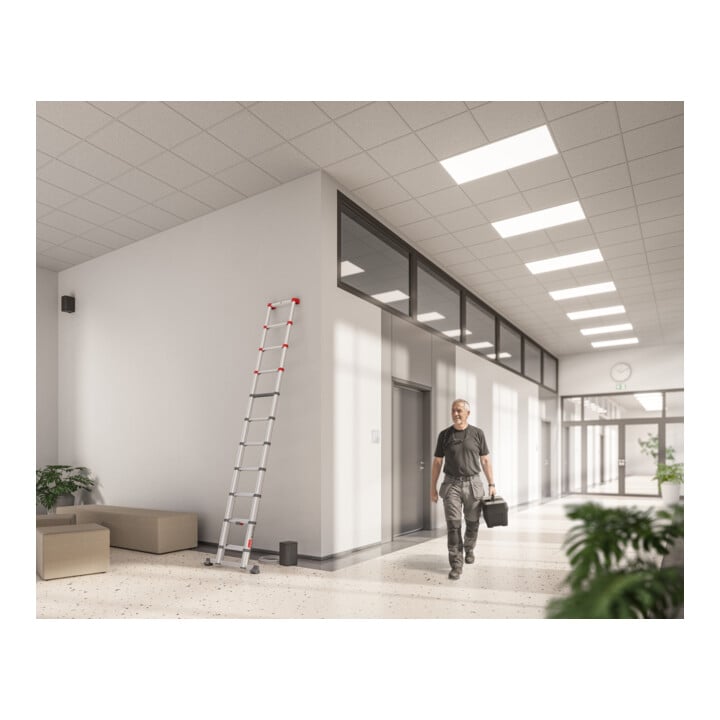 Hailo Échelle télescopique en aluminium Master T100 FlexLine 11 marches