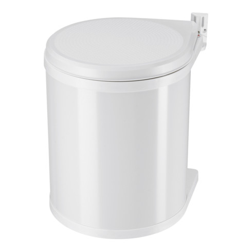 Hailo Compact-Box M, Einbau-Mülleimer, 15 ltr, Weiß
