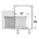Hailo Einbauabfallsammler Solo, 3635001 KB 300, 20l KF, Slate-grey-4
