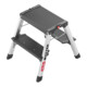 Hailo Escabeau double en aluminium Master D70 2 x 2 marches