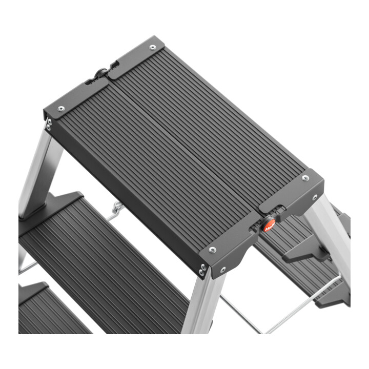 Hailo Escabeau double en aluminium Master D70 2 x 3 marches