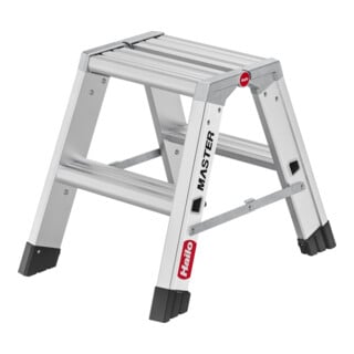 Hailo Escabeau double en aluminium Master D80 2 x 2 marches