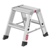 Hailo Escabeau double en aluminium Master D80 2 x 2 marches