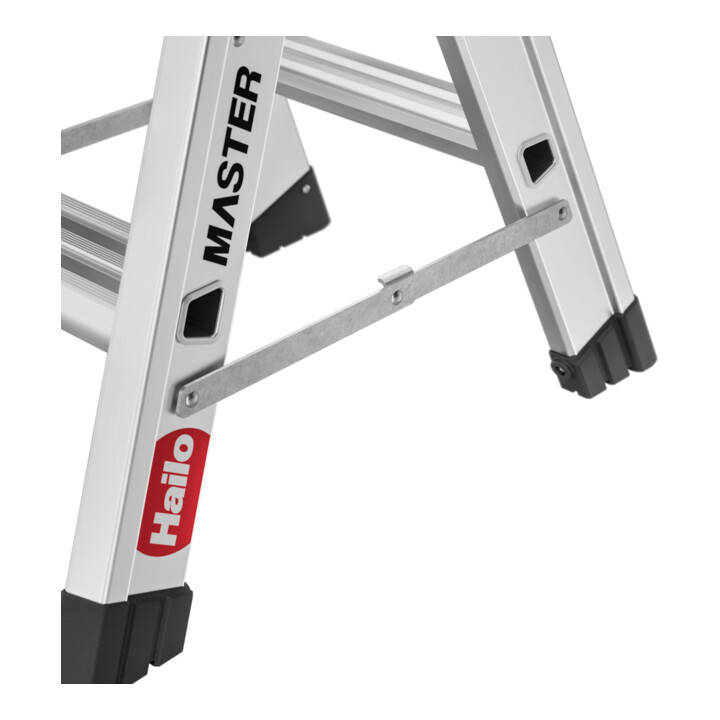 Hailo Escabeau double en aluminium Master D80 2 x 2 marches