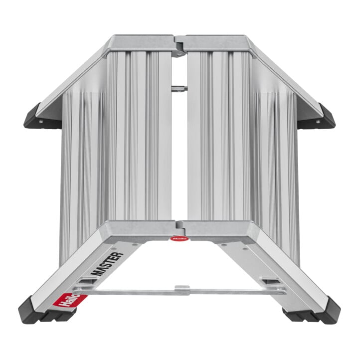 Hailo Escabeau double en aluminium Master D80 2 x 2 marches