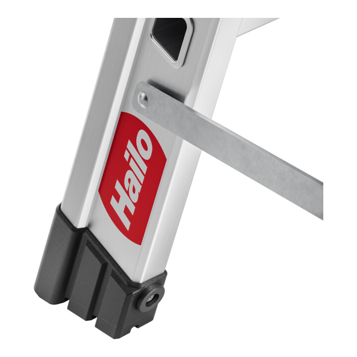 Hailo Escabeau double en aluminium Master D80 2 x 2 marches