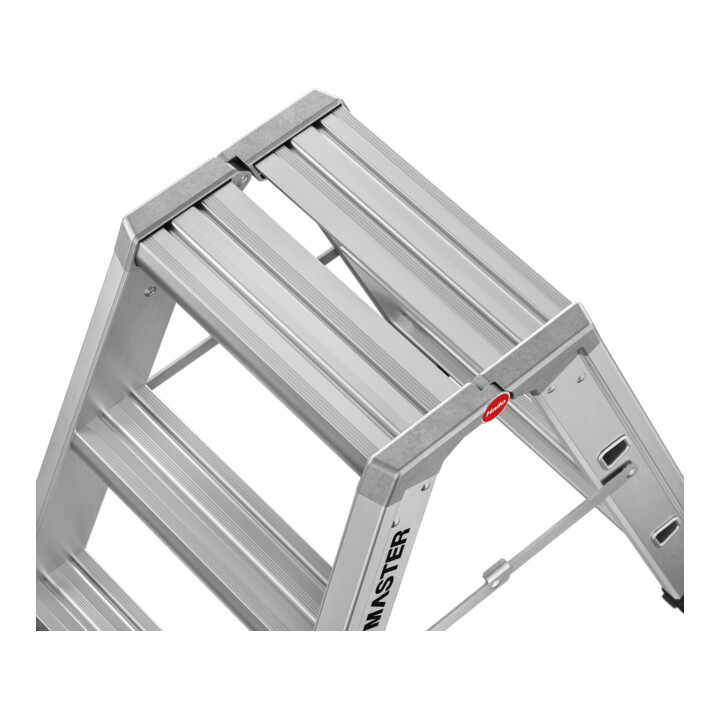 Hailo Escabeau double en aluminium Master D80 2 x 3 marches