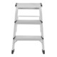Hailo Escabeau pliant double marche L90 2 x 3 marches-5