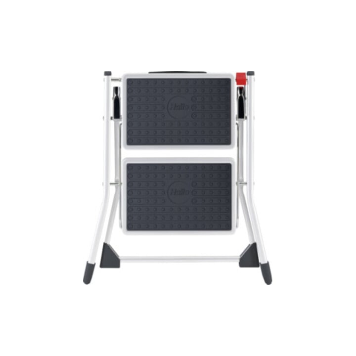 Hailo Escabeau pliant Mini acier 2 marches