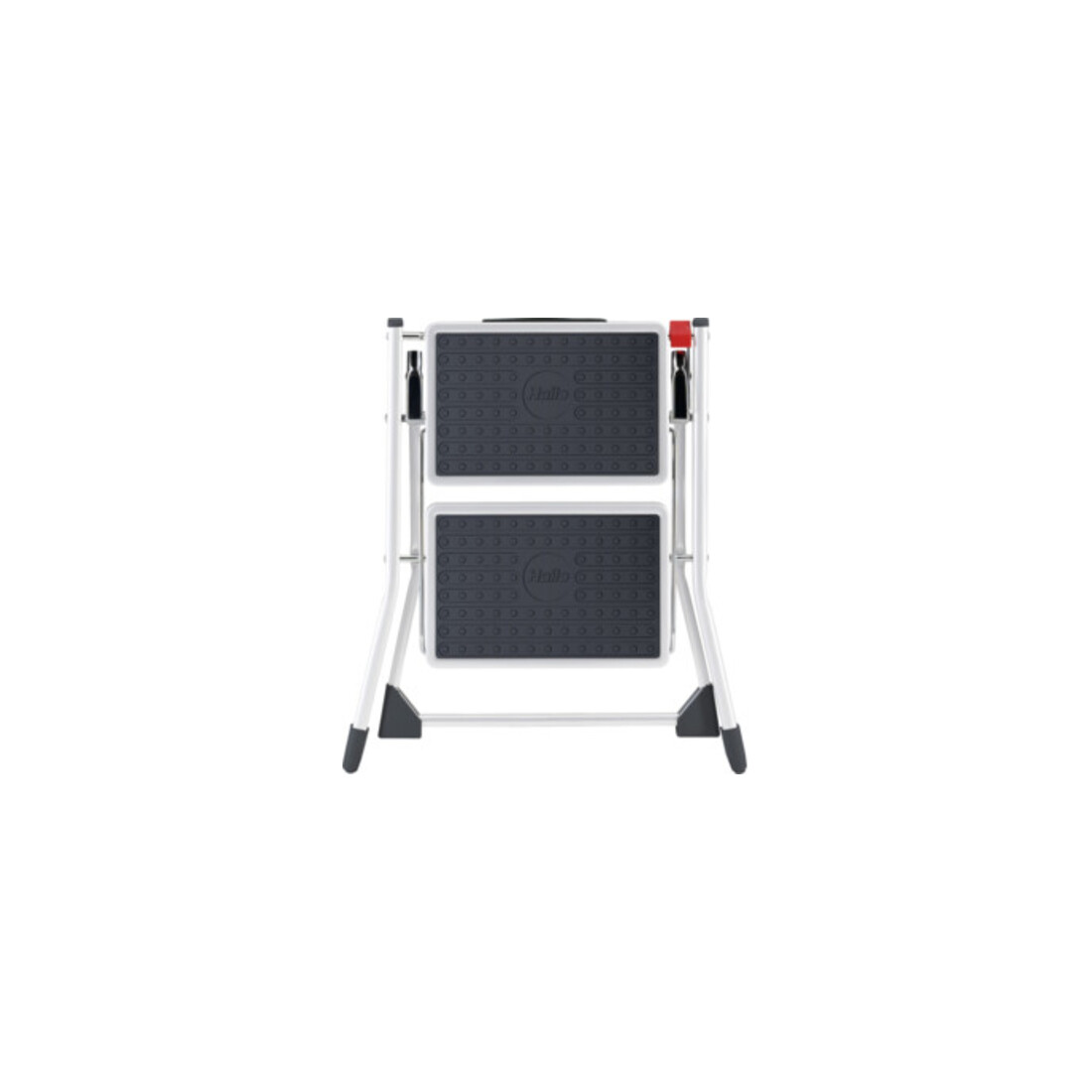 Hailo Escabeau pliant Mini acier 2 marches