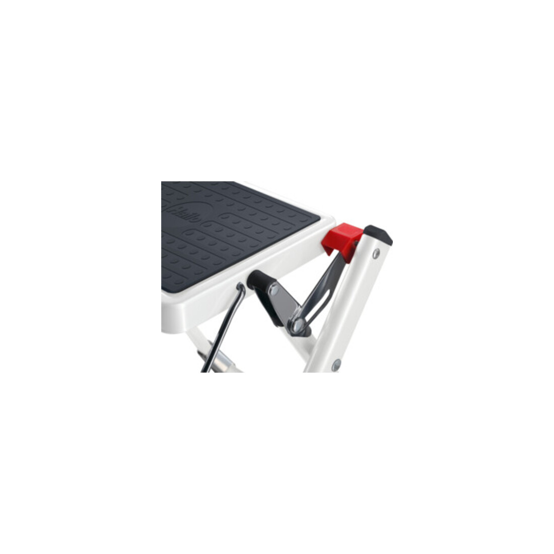 Hailo Escabeau pliant Mini acier 2 marches