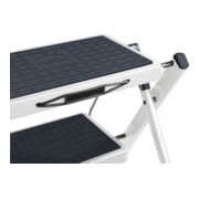Hailo Escabeau pliant Mini acier 2 marches-5