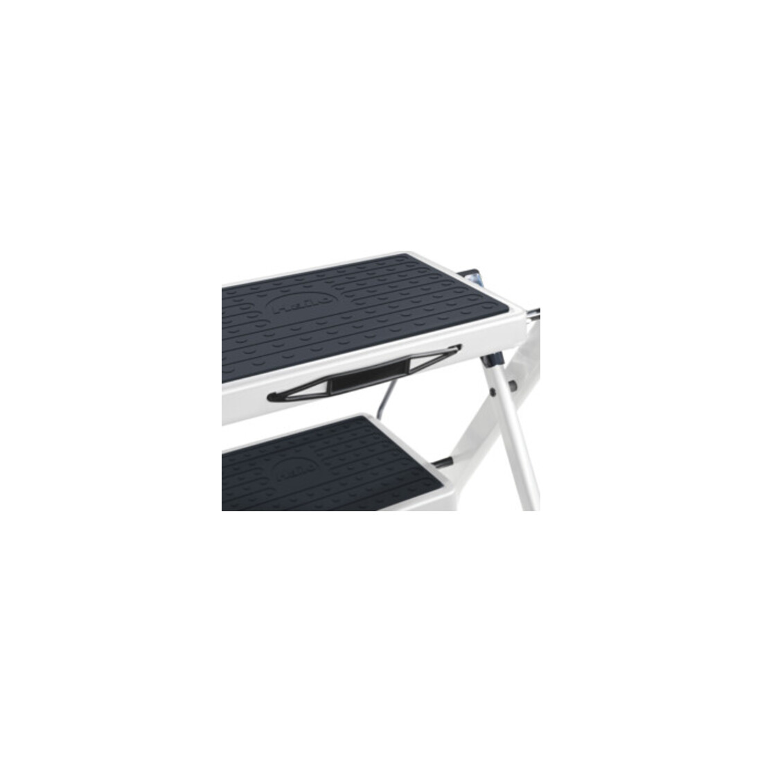 Hailo Escabeau pliant Mini acier 2 marches