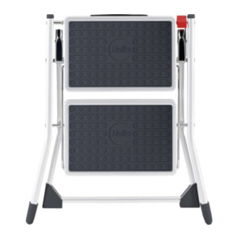 Hailo Escabeau pliant Mini acier 2 marches