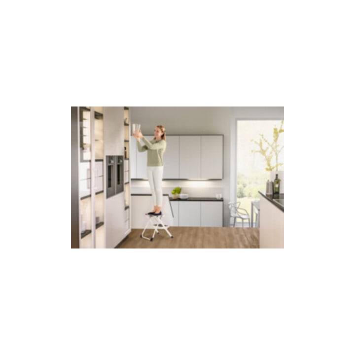 Hailo Escabeau pliant Mini acier 2 marches