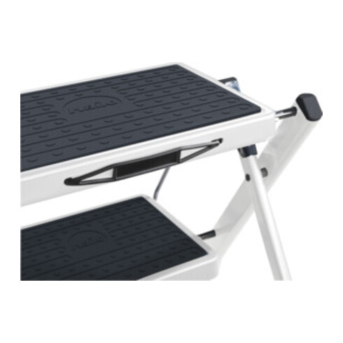 Hailo Escabeau pliant Mini acier 2 marches