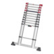 Hailo FlexLine, aluminium veiligheidstelescopische ladder, 11 sporten-1