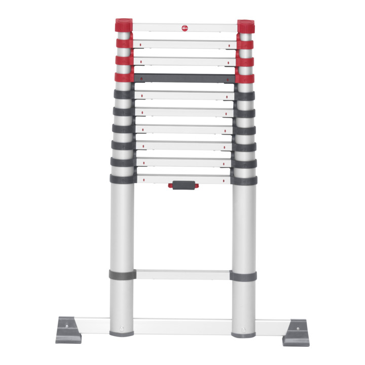 Hailo FlexLine T80, Alu-Sicherheits-Teleskopleiter, 11 Sprossen