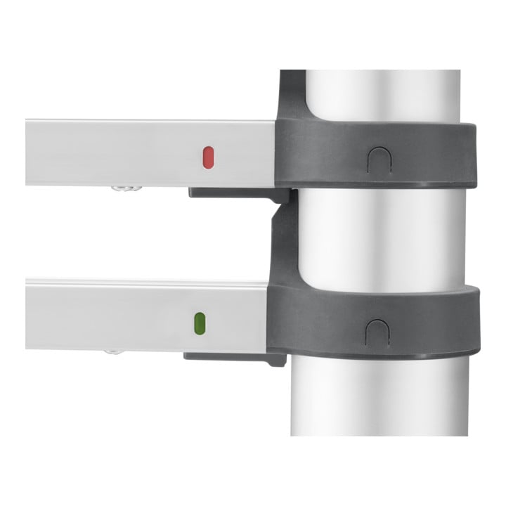 Hailo FlexLine T80, Alu-Sicherheits-Teleskopleiter, 11 Sprossen