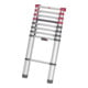 Hailo FlexLine T80, Alu-Sicherheits-Teleskopleiter, 9 Sprossen-1
