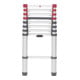 Hailo FlexLine T80, Alu-Sicherheits-Teleskopleiter, 9 Sprossen-2