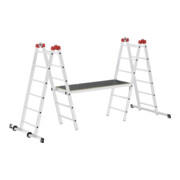 Hailo G60, Aluminium-Multifunktionsgerüst, 2 x 12-4