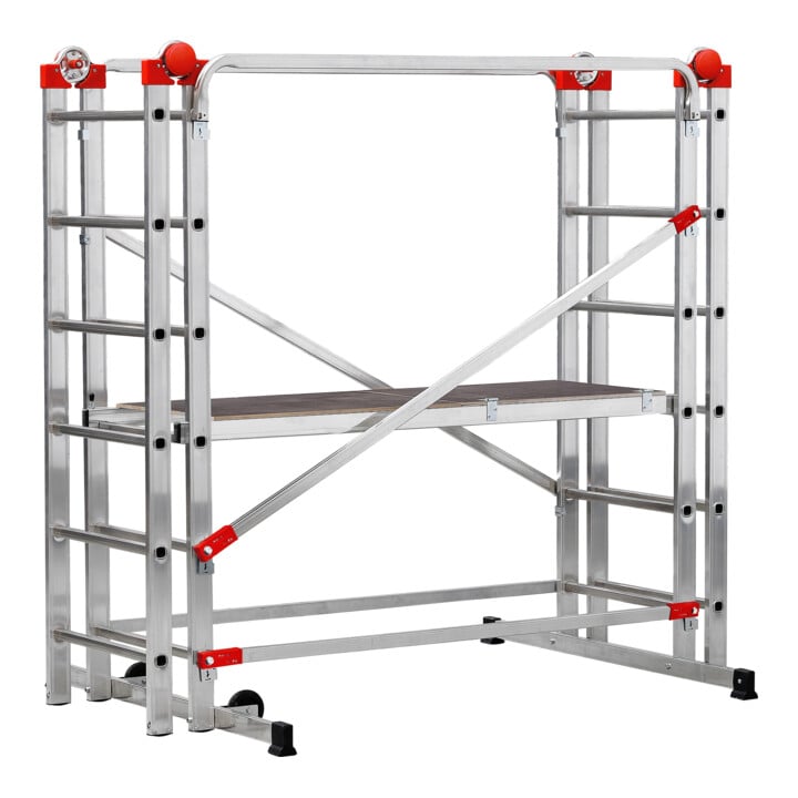 Hailo G60, échafaudage multifonctionnel en aluminium, 2 x 12