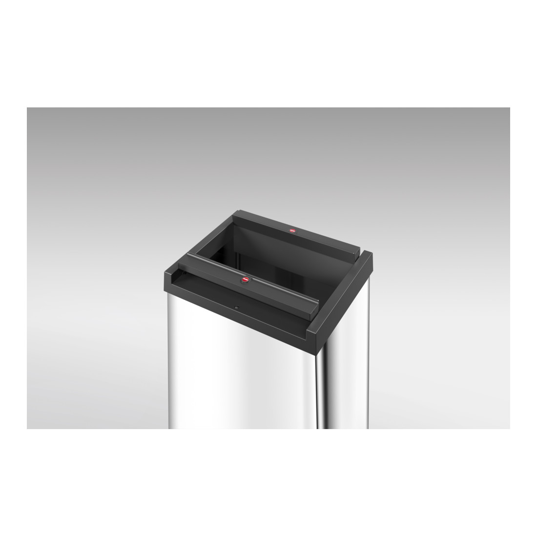 Hailo Großraum-Abfallbox Big Box Swing silber
