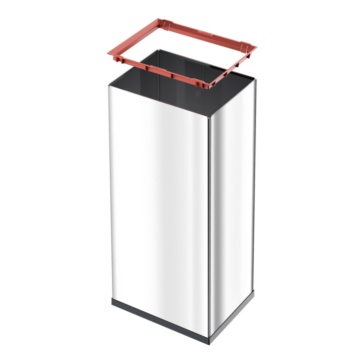 Hailo Großraum-Abfallbox Big-Box Swing 60 silber