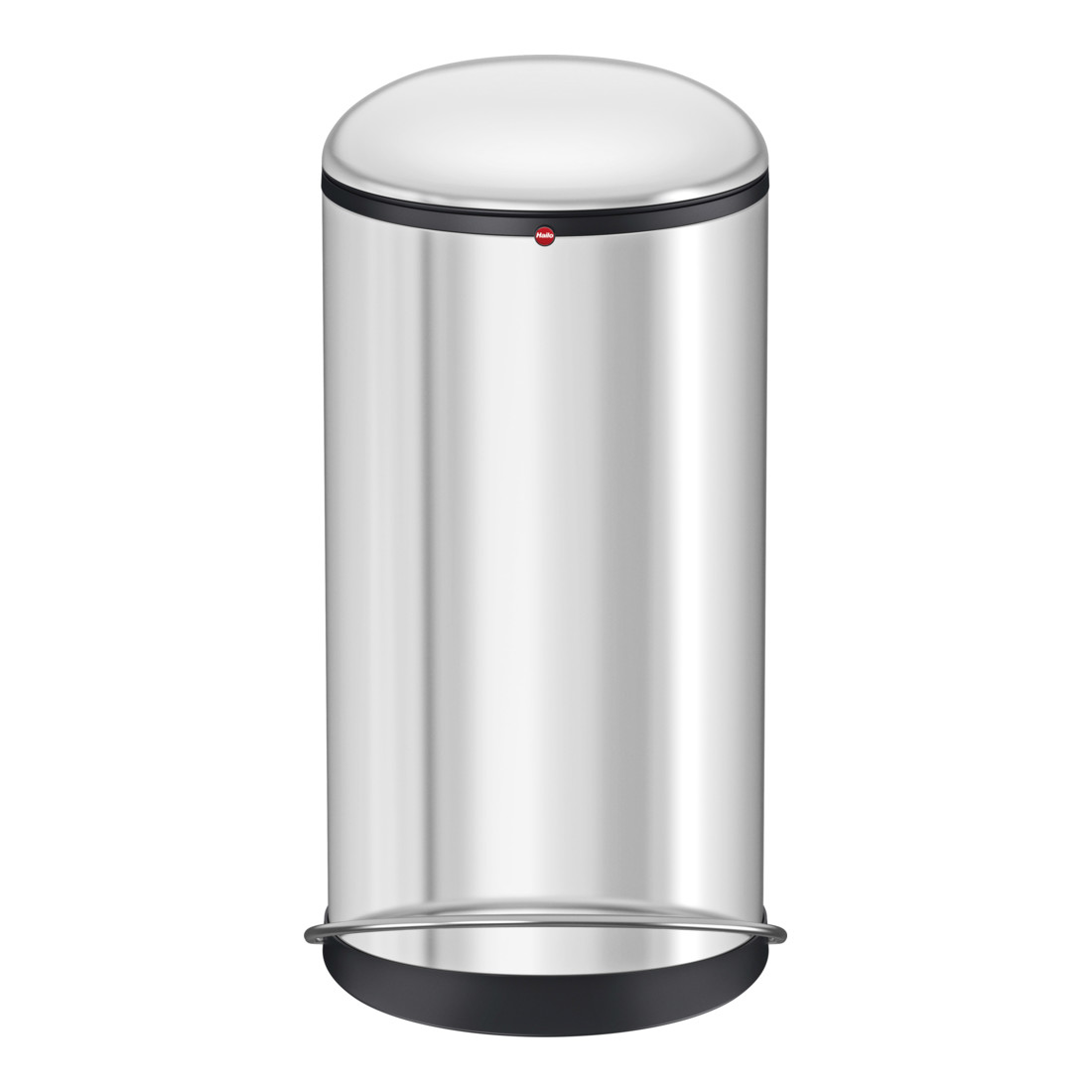 Hailo Harmony L, Design-Tret-Mülleimer, 20 ltr, Edelstahl