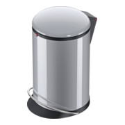 Hailo Harmony M, Design-Tret-Mülleimer, 12 ltr, Silber-1