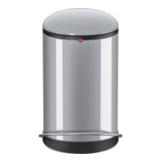 Hailo Harmony M, Design-Tret-Mülleimer, 12 ltr, Silber-2