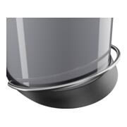 Hailo Harmony M, Design-Tret-Mülleimer, 12 ltr, Silber-4