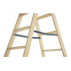 Hailo Holzleiter Master H80 2 x 4 Stufen ergonomisch