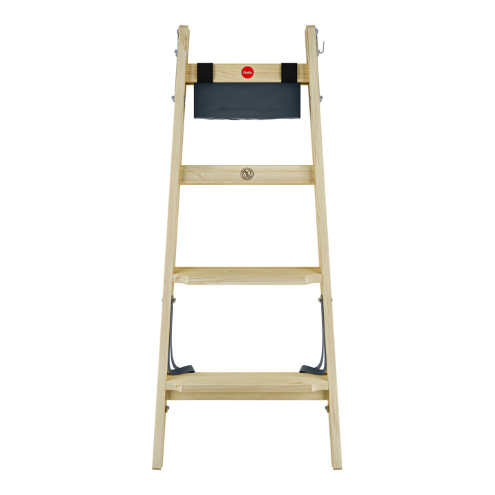 Hailo Holzleiter Master H80 2 x 4 Stufen ergonomisch