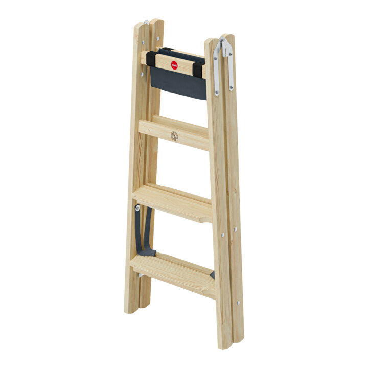 Hailo Holzleiter Master H80 2 x 4 Stufen ergonomisch