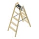 Hailo Holzleiter Master H80 2x5 Stufen ergonomisch