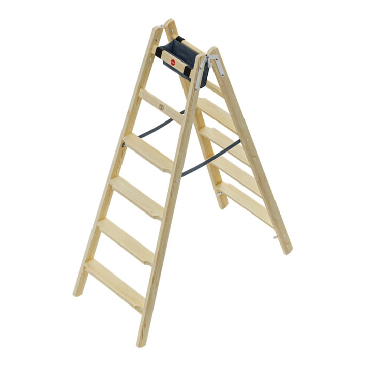 Hailo Holzleiter Master H80 2x6 Stufen