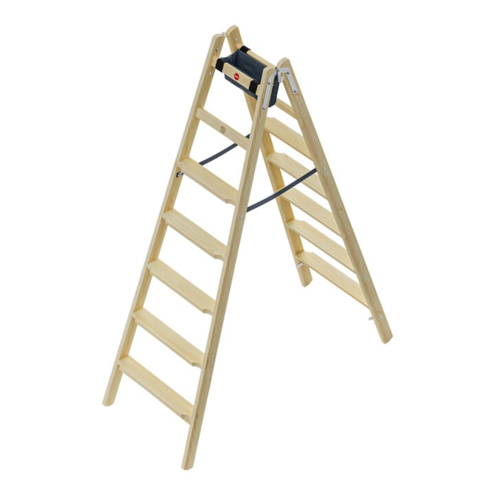 Hailo Holzleiter Master H80 2x7 Stufen