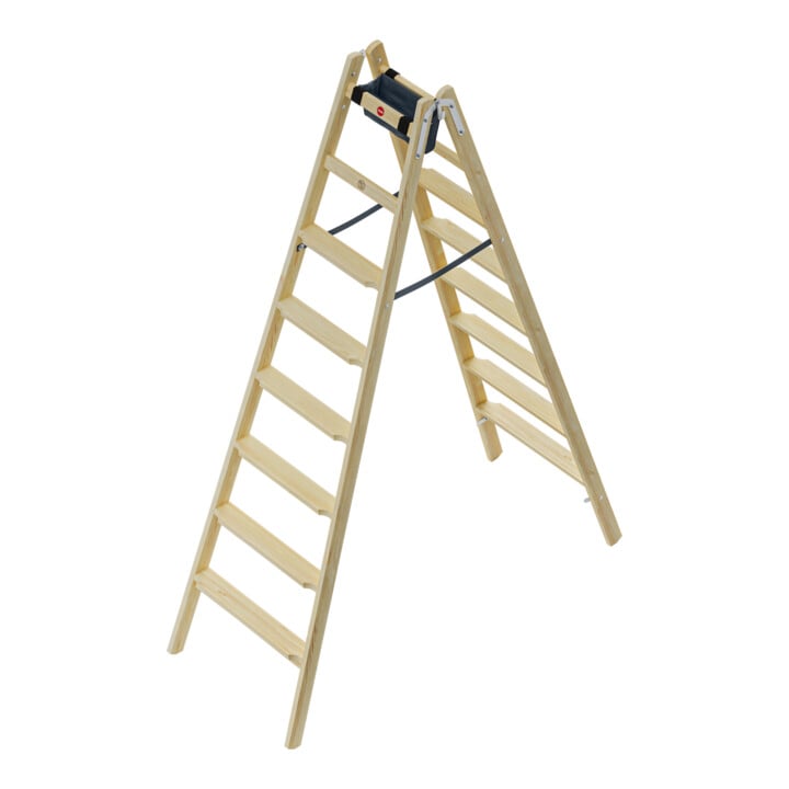 Hailo Holzleiter Master H80 2x8 Stufen